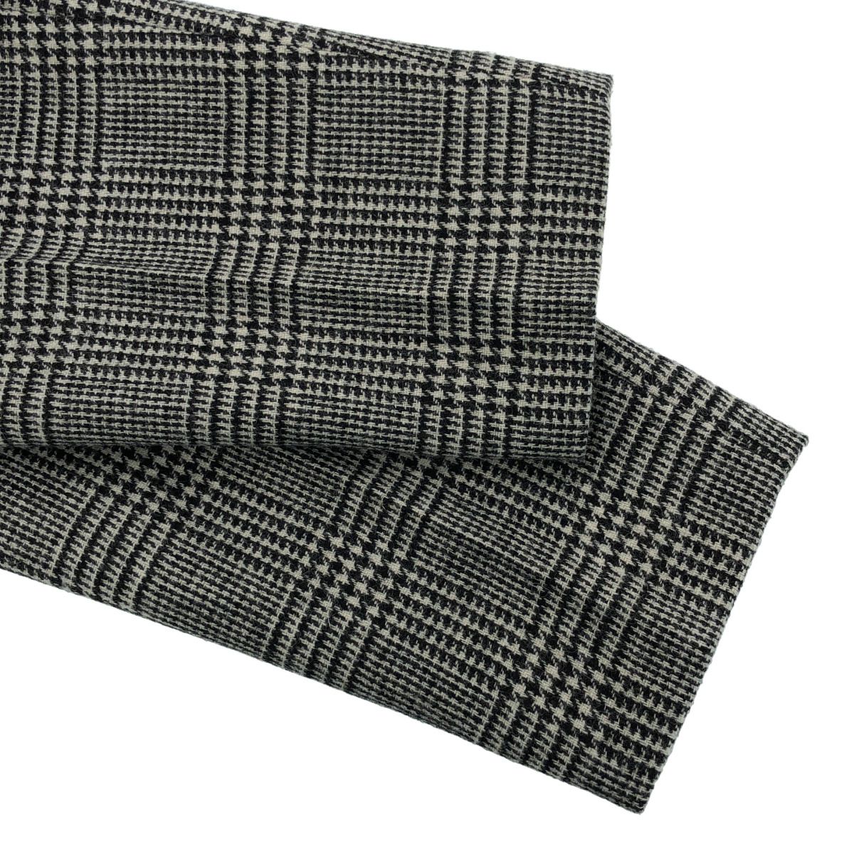 Gucci Houndstooth Check Trousers Pants Zajyh Black White 36 — view 5