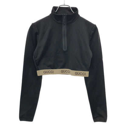 Gucci Half Zip Top Fitness Wear Black