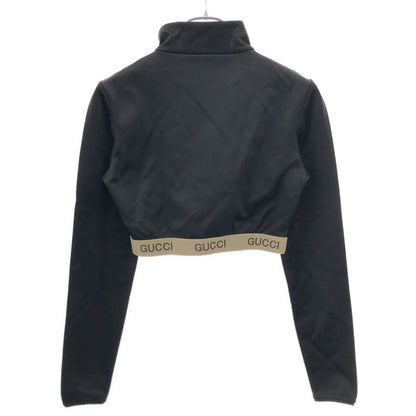 Gucci Half Zip Top Fitness Wear Black — view 2