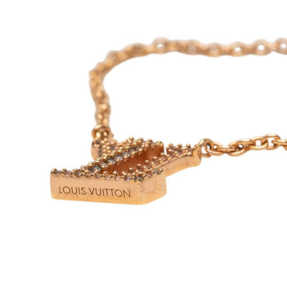 Louis Vuitton Collier LV Iconic Pendant Gold Plated Rhinestone — view 6