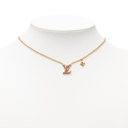 Louis Vuitton Collier LV Iconic Pendant Gold Plated Rhinestone — view 7