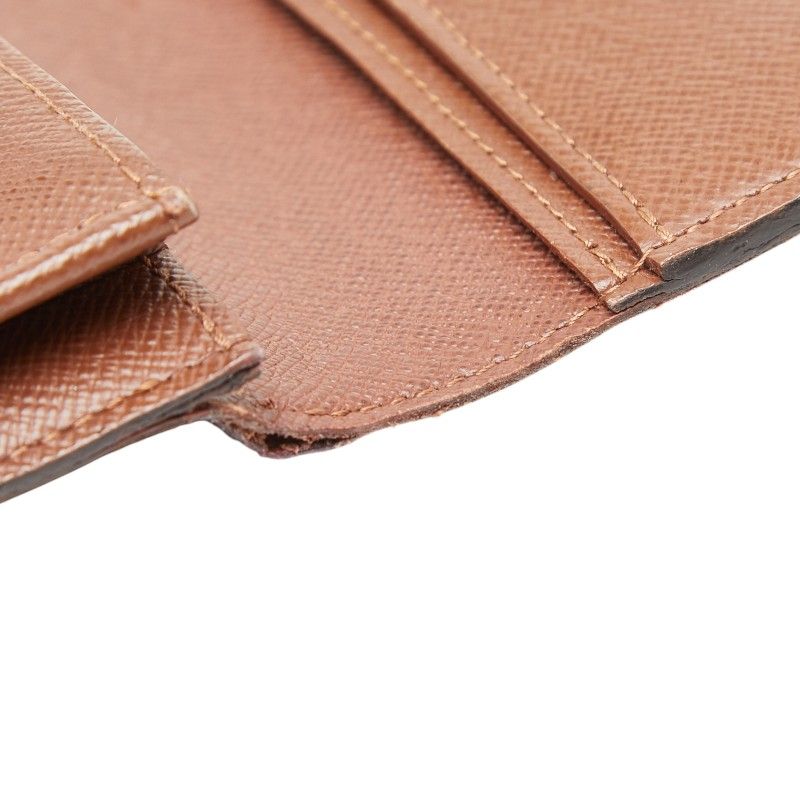 Louis Vuitton Monogram Portefeuille Brazza Wallet Brown Leather — view 6