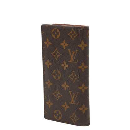 Louis Vuitton Monogram Portefeuille Brazza Wallet Brown Leather — view 2