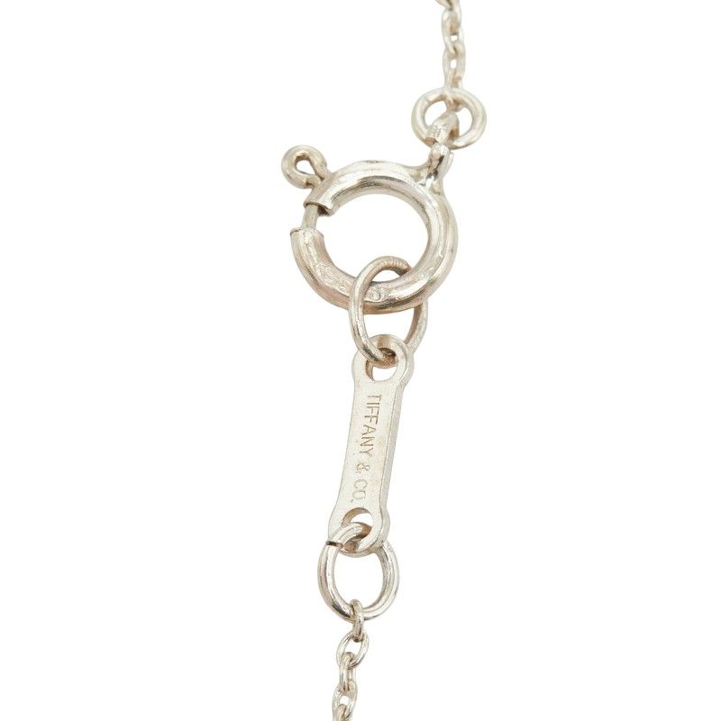Tiffany & Co Leaf Motif Necklace Silver — view 6