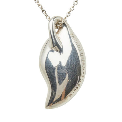 Tiffany & Co Leaf Motif Necklace Silver — view 2