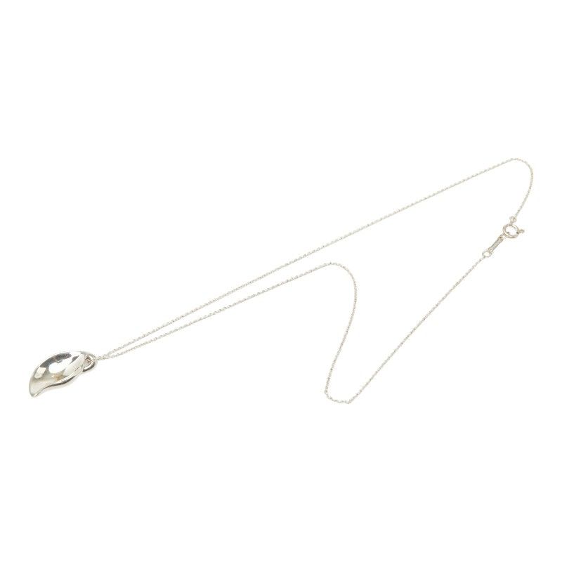 Tiffany & Co Leaf Motif Necklace Silver — view 4