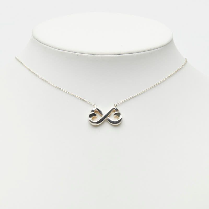 Tiffany & Co Double Loving Necklace Silver — view 7