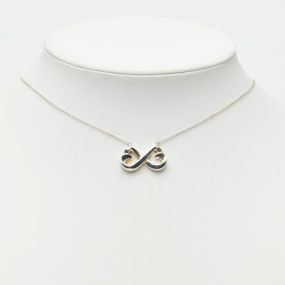Tiffany & Co Double Loving Necklace Silver — view 7