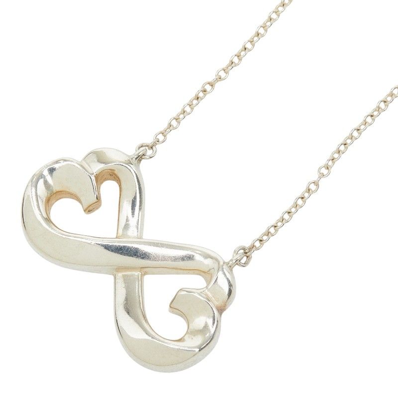 Tiffany & Co Double Loving Necklace Silver