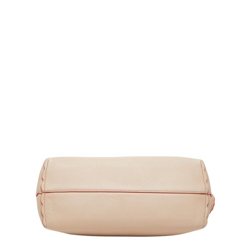 Fendi by the Way Studs 2-Way Shoulder Bag Beige Leather — view 3