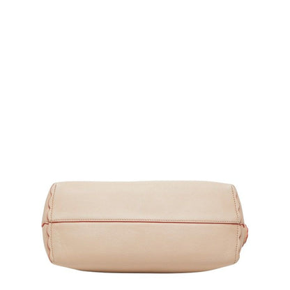 Fendi by the Way Studs 2-Way Shoulder Bag Beige Leather — view 3