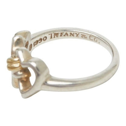 Tiffany & Co Star Heart Ring Silver 18k Yellow Gold — view 6