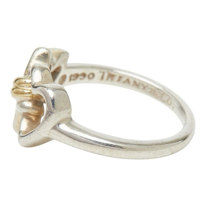 Tiffany & Co Star Heart Ring Silver 18k Yellow Gold — view 3