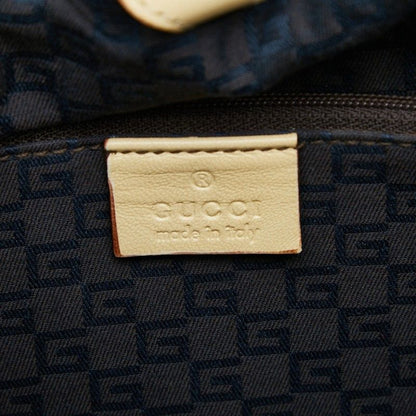 Gucci Handbag Drawstring Ivory Leather — view 9