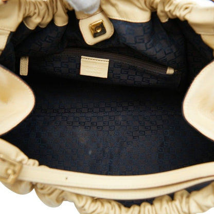 Gucci Handbag Drawstring Ivory Leather — view 6