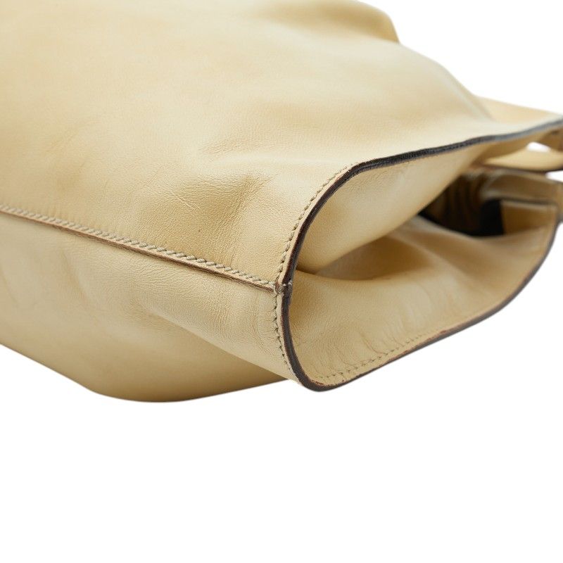 Gucci Handbag Drawstring Ivory Leather — view 4
