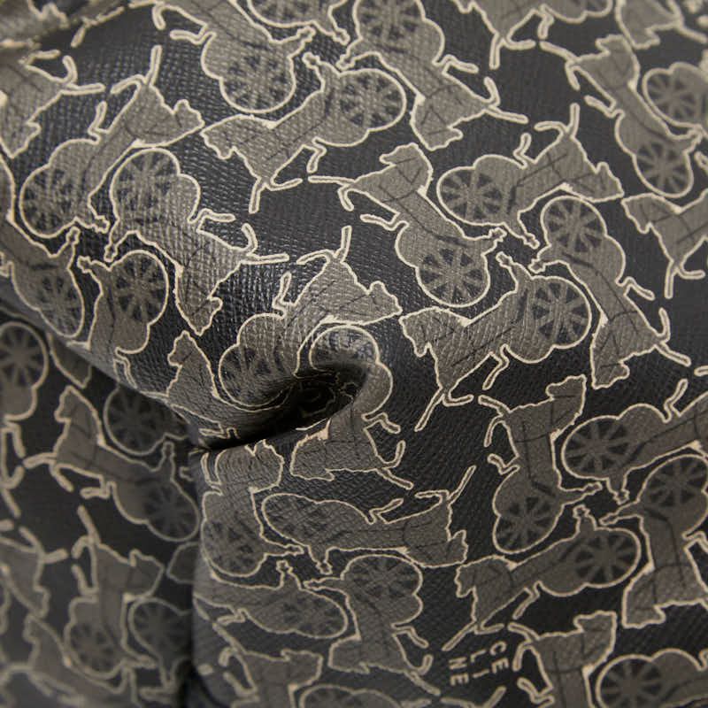 Celine Bittersweet Handbag Black Gray Leather — view 4
