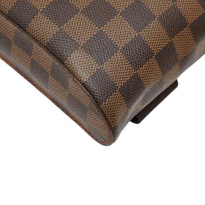 Louis Vuitton Damier Geronimos Vintage Shoulder Bag Brown Leather — view 5