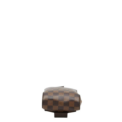 Louis Vuitton Damier Geronimos Vintage Shoulder Bag Brown Leather — view 3