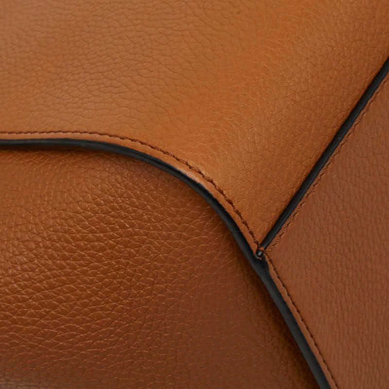 Loewe Hammock Mini Drawstring Shoulder Bag 2-Way Brown Leather — view 6