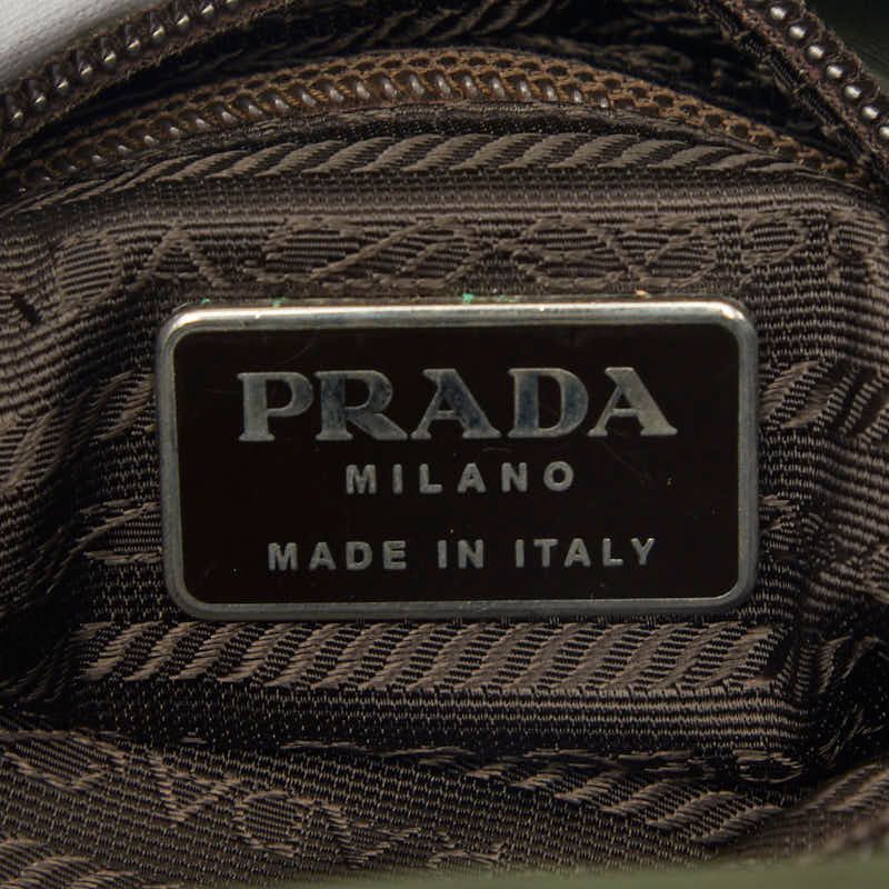 Prada Handbag Green Tessuto Nylon — view 9