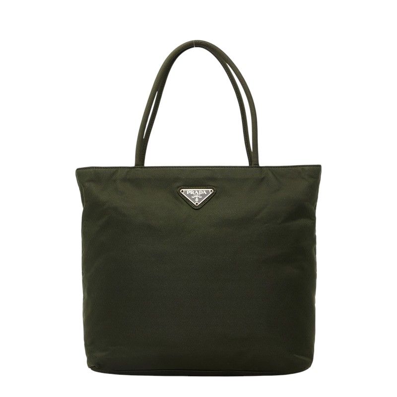 Prada Handbag Green Tessuto Nylon