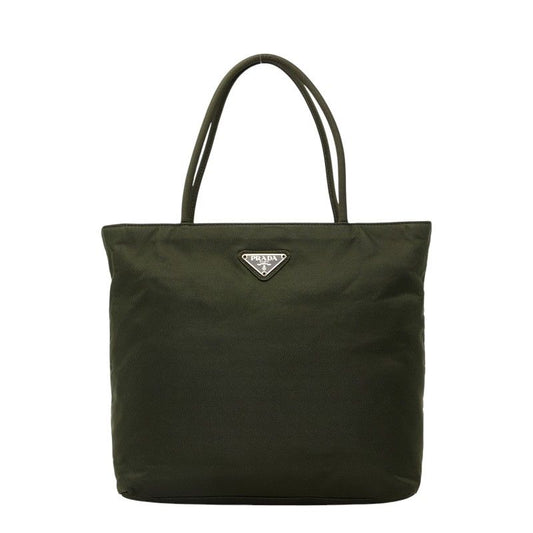 Prada Handbag Green Tessuto Nylon