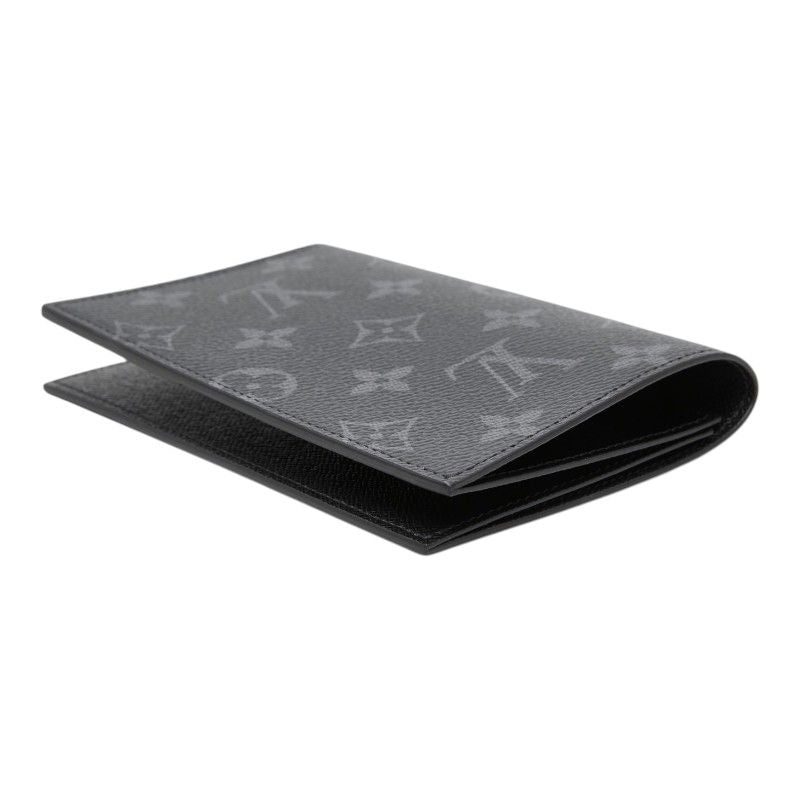 Louis Vuitton Monogram Eclipse Couverture Passport NM Case Black 1 Shoulder — view 5