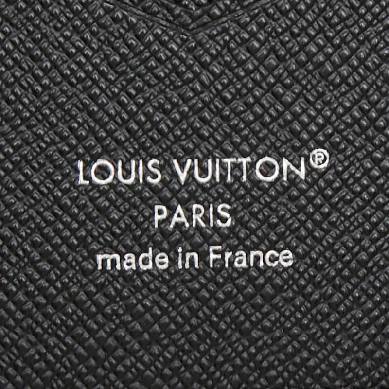 Louis Vuitton Monogram Eclipse Couverture Passport NM Case Black 1 Shoulder — view 7