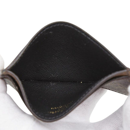 Louis Vuitton Monogram Reverse Card Holder Sample Case Brown Leather — view 8