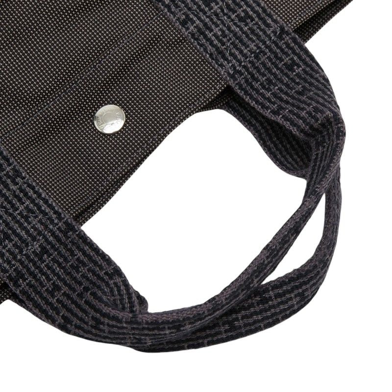 Hermes Her Line Tote MM Gray Canvas — view 9