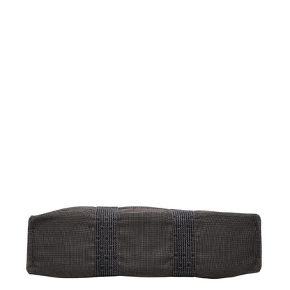 Hermes Her Line Tote MM Gray Canvas — view 3