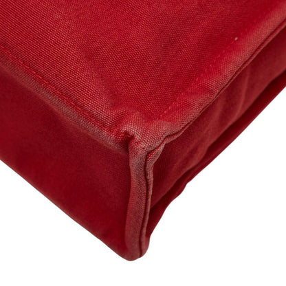 Hermes Fourre Tout MM Tote Red Canvas — view 4