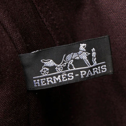 Hermes Fourre Tout Tote GM Wine Red Bordeaux Canvas — view 9