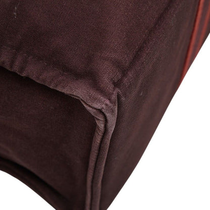 Hermes Fourre Tout Tote GM Wine Red Bordeaux Canvas — view 5