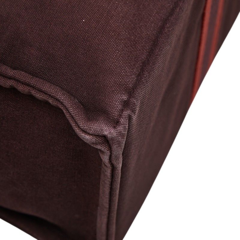 Hermes Fourre Tout Tote GM Wine Red Bordeaux Canvas — view 7