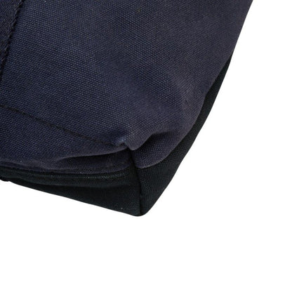Hermes Fourre Tout Cabas Tote Black Navy Canvas — view 6