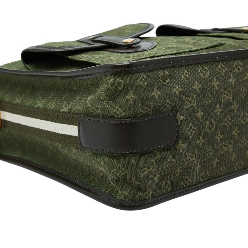 Louis Vuitton Monogram Mini Sac Marie Kate Tote Shoulder Bag 2-Way Khaki Green — view 5