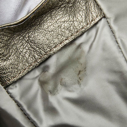 Celine Bittersweet Shoulder Bag Metallic Blanc Leather — view 7