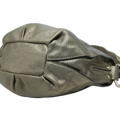 Celine Bittersweet Shoulder Bag Metallic Blanc Leather — view 4
