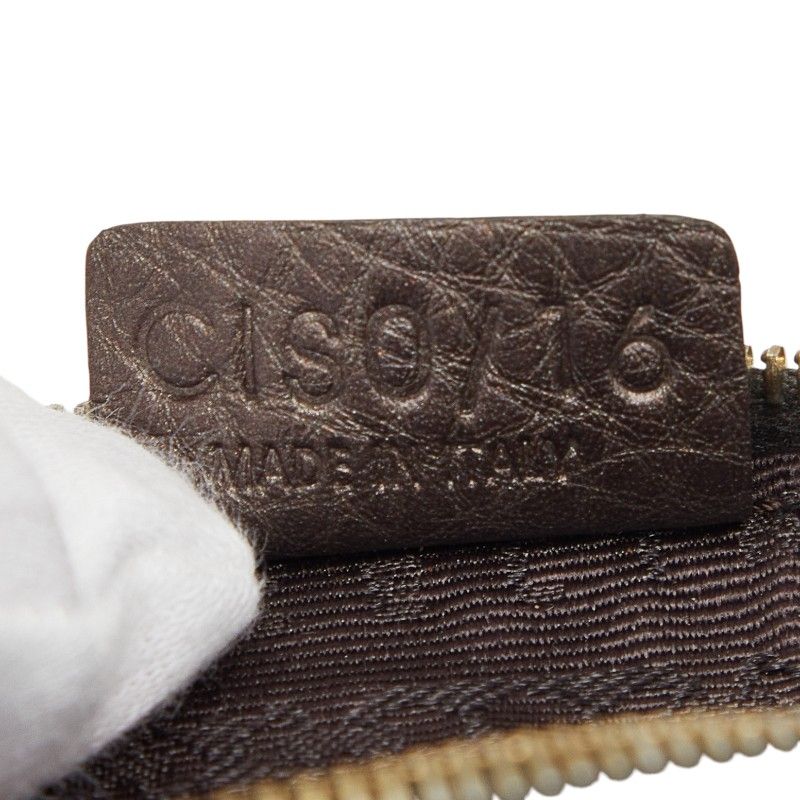 Celine Coin Case Brown Leather — view 8