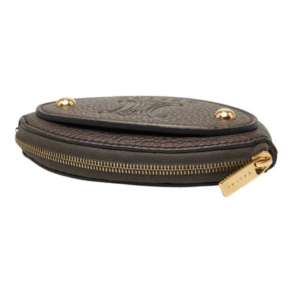 Celine Coin Case Brown Leather — view 5