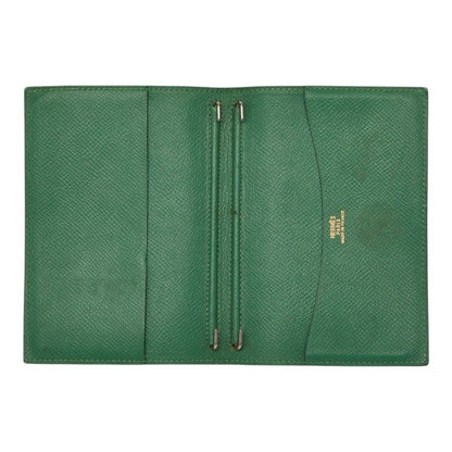 Hermes Agenda GM Notebook Cover Green Leather — view 6