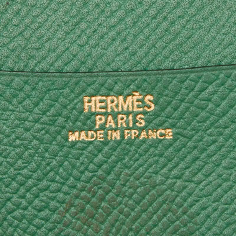 Hermes Agenda GM Notebook Cover Green Leather — view 7