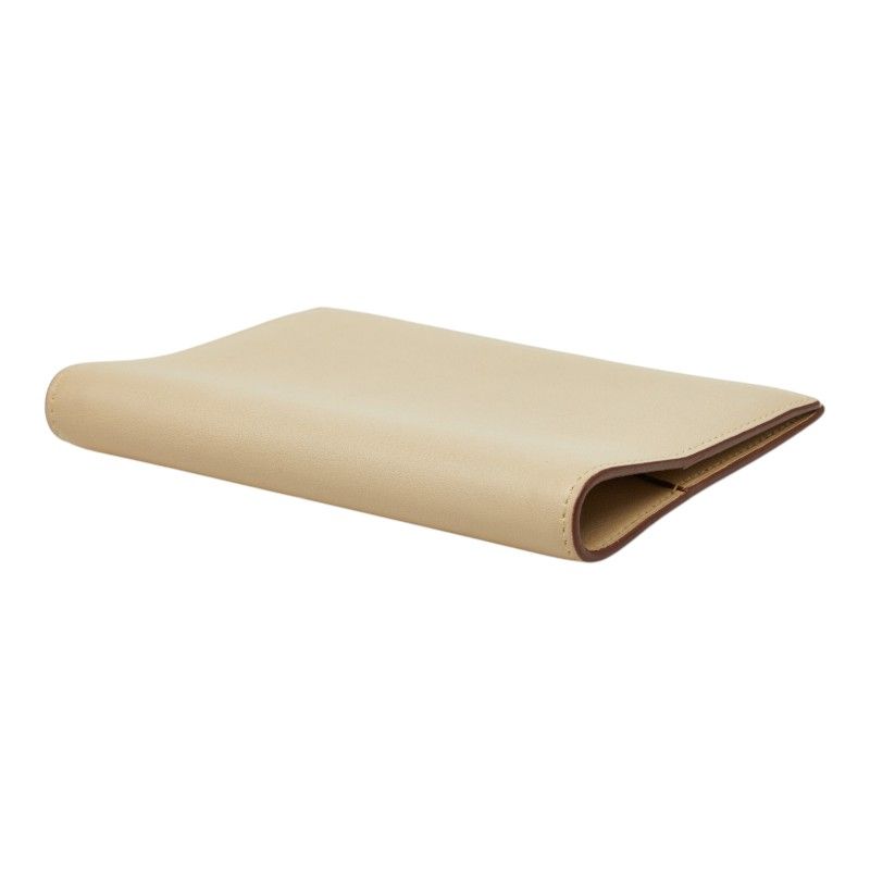 Hermes Agenda GM Notebook Cover Beige Leather — view 5