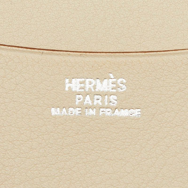 Hermes Agenda GM Notebook Cover Beige Leather — view 7