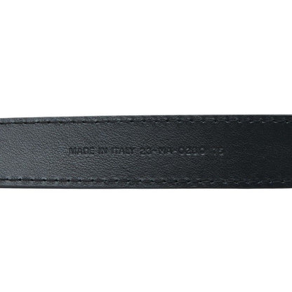 Dior D-fence Defense Logo Buckle Belt 75 Black Calf — view 6