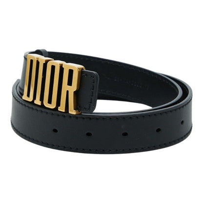 Dior D-fence Defense Logo Buckle Belt 75 Black Calf — view 3