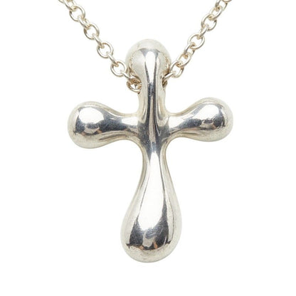 Tiffany & Co Small Cross Necklace Silver — view 3
