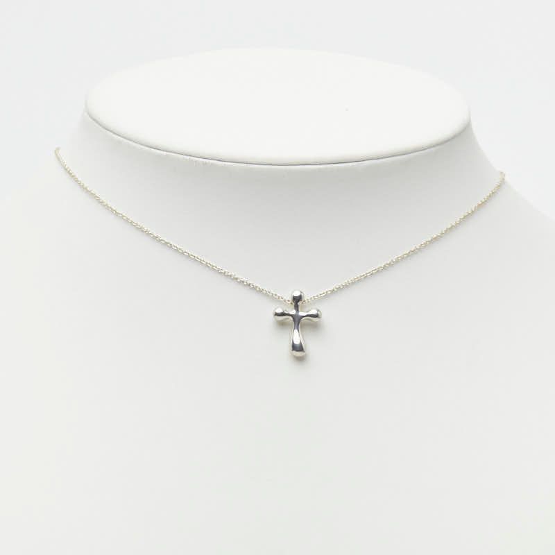 Tiffany & Co Small Cross Necklace Silver — view 7